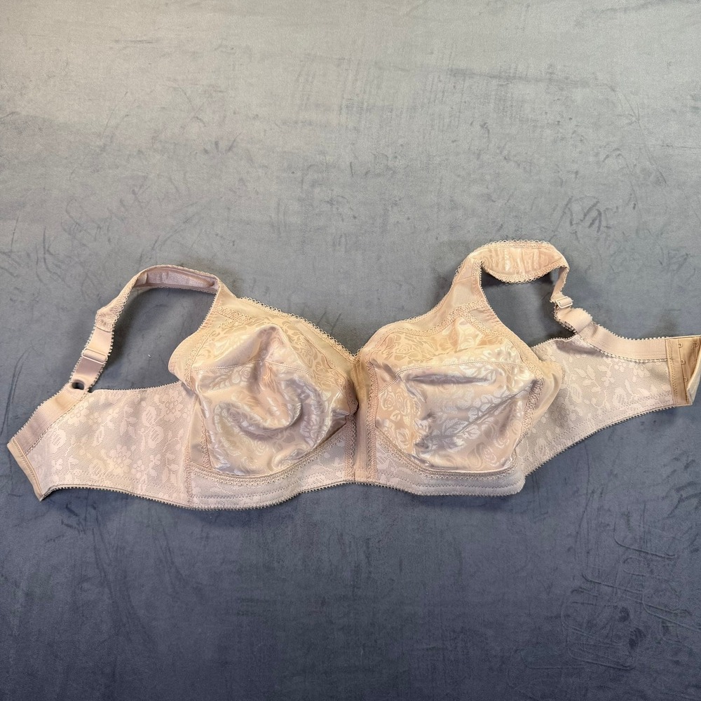 Bali & Playtex Wirefree Bra Bundle Womens 42D Black & Nude Support Everyday Wear - Picture 7 of 12